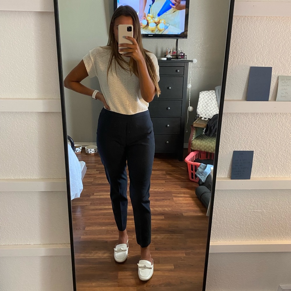 Elie Tahari navy dress pants